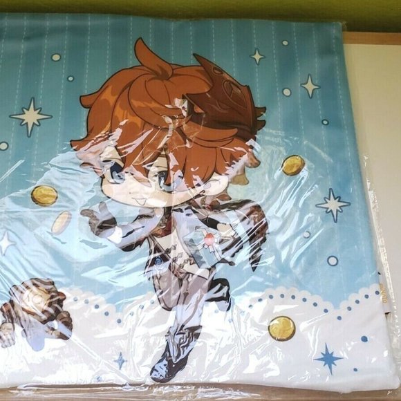 Genshin Impact Official Character Gift Collection Series Childe Plush Cushion - Picture 4 of 4